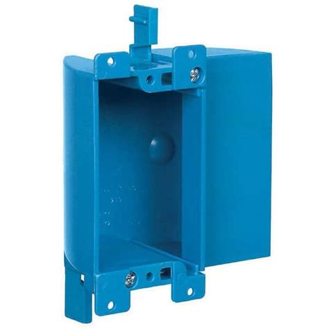 outdoor single gang electrical box|shallow exterior electrical outlet box.